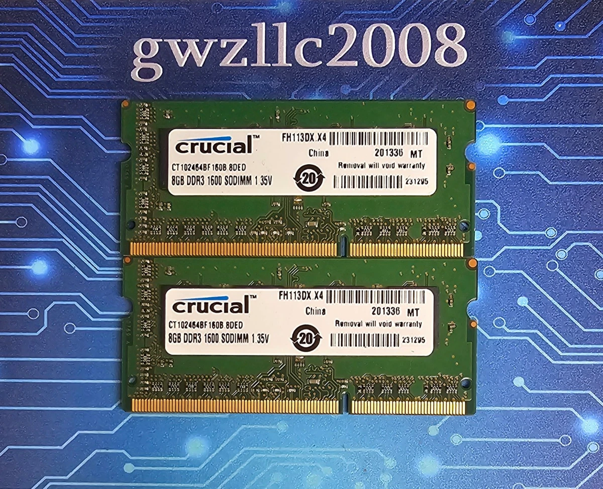 Crucial 2x 16 GB 2RX8 PC3L-12800S DDR3-1600 MHZ 1,35 V Computer - Foto 6