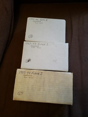 Mixed Lot Basketball Lot Of 3 Aparently Complete Sets. Read Below (Lot 5)