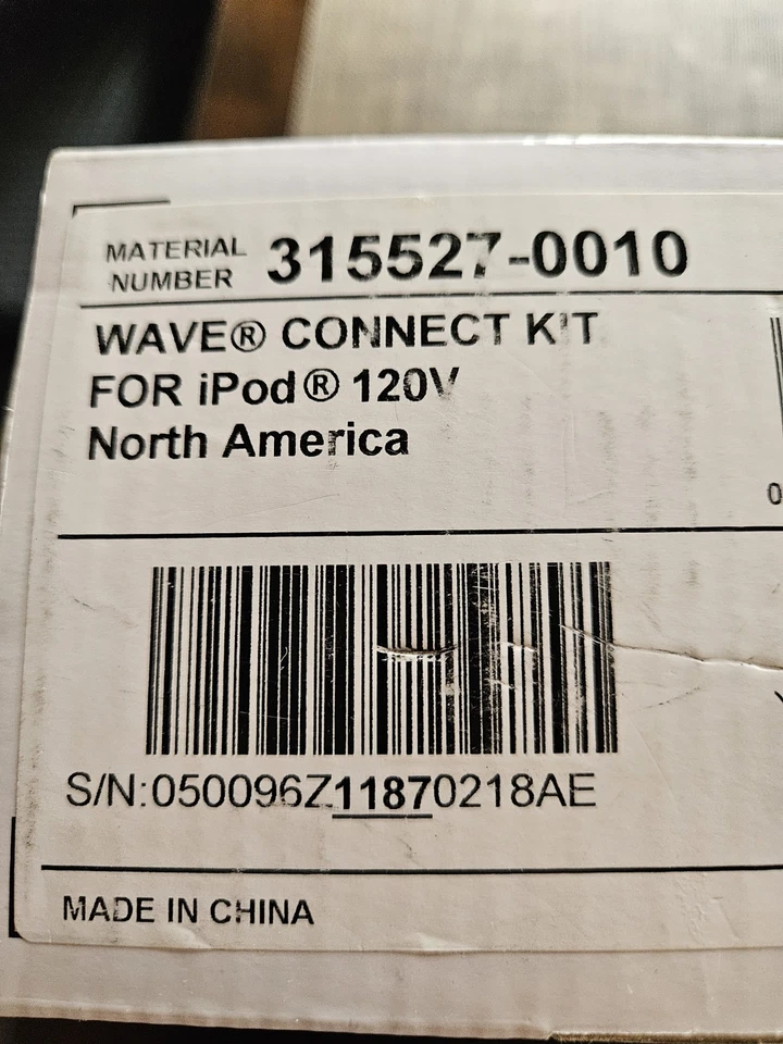 NEW BOSE WAVE CONNECT KIT FOR IPOD  315527-0010 (12C) - Image 3 of 4