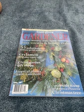 Country Living Gardener Magazine December 1998 Issue Vintage Gardening Home Idea