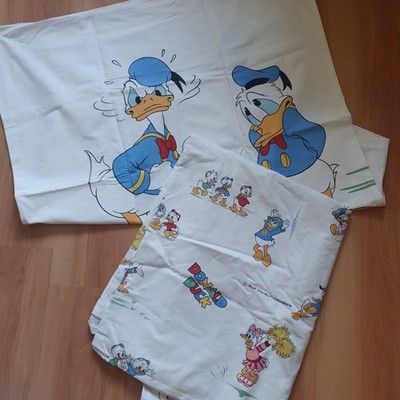vintage Walt Disney Productions Bettwäsche Donald Duck Kinderbettwäsche Bezug