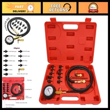 Oil Pressure Tester Kit for Cars, Trucks & ATVs - 0-140 PSI Diagnostic Tool with