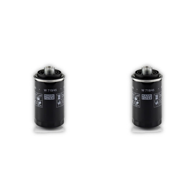 2x Ölfilter MANN-FILTER W 719/45 für VW Skoda Seat Audi Passat B7 Variant