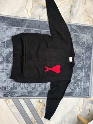 Ami Paris Pullover, Schwarz, Größe M