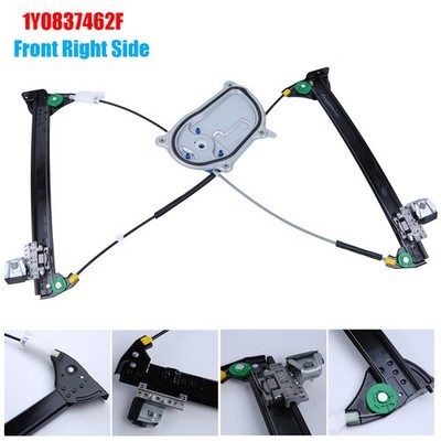 1Y0837462F Front Right RH Power Window Regulator For VW Beetle Convertible 03-11
