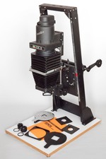 BESELER 23C SERIES II - DARKROOM PHOTO ENLARGER w/ 2 Lenses 2 Negative Carriers