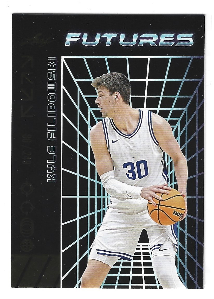 2024 Leaf Futures Multi-Sport Kyle Filipowski Base # 124 Gold 86/249