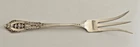 🍋Vintage WALLACE Rose Point Sterling Lemon Fork - No Mono - 5 1/2" - 15.7 gr