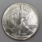 1986 American Silver Eagle .999 1 Troy Oz Fine Silver First Year GEM BU