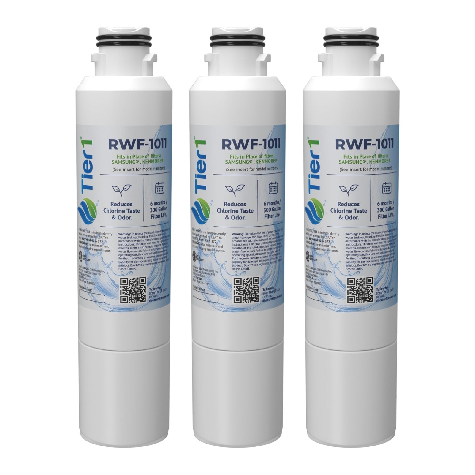 Fits Samsung DA29-00020B HAFCIN/EXP Comparable Tier1 Fridge Water Filter 3PK