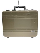 ZERO HALLIBURTON No. 234 Attache Case, PVC, Beige, Plain