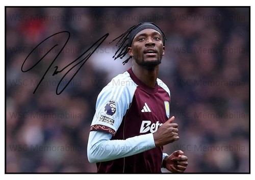 12335. Tammy Abraham Signed Pictures (A4 Prints) Aston Villa Chelsea Roma etc.