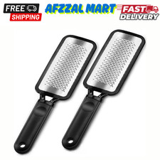 Foot Rasp Foot File, 2 Pcs Stainless Steel Pedicure Callus Remover for Feet, Pro