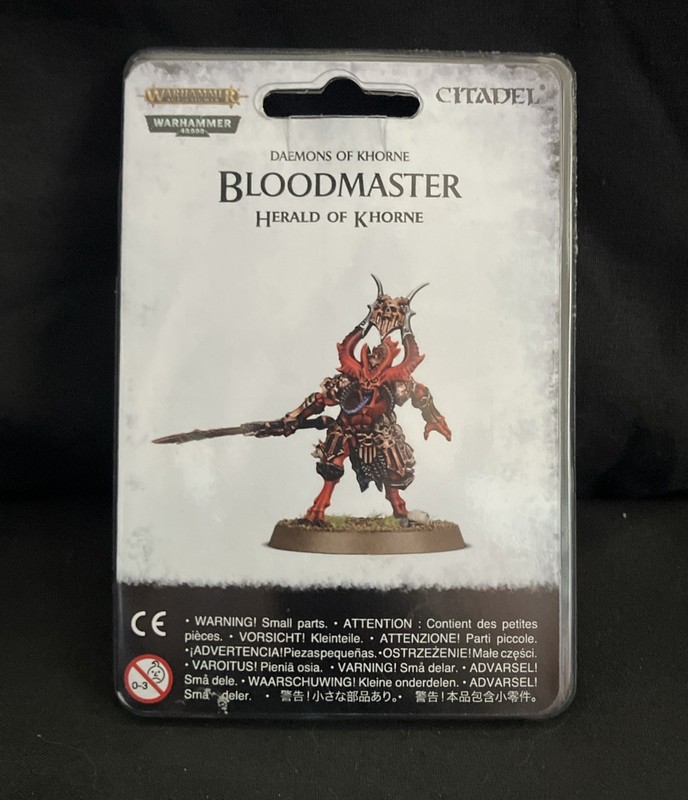 Warhammer - Age Of Sigmar - Daemons Of Khorne -- Bloodmaster, Herald of Khorn...