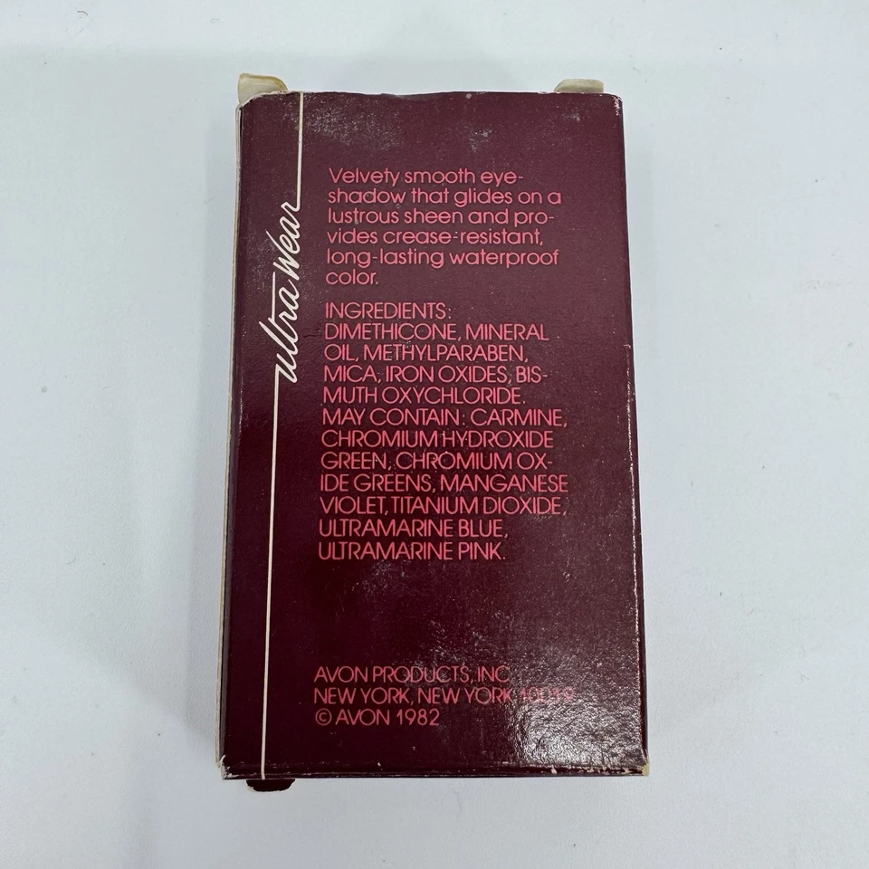 Avon Ultra Wear Eyeshadow Lapis Blue 0.10oz NIB NOS Vintage 1982 Rare Shade - Image 2 of 4