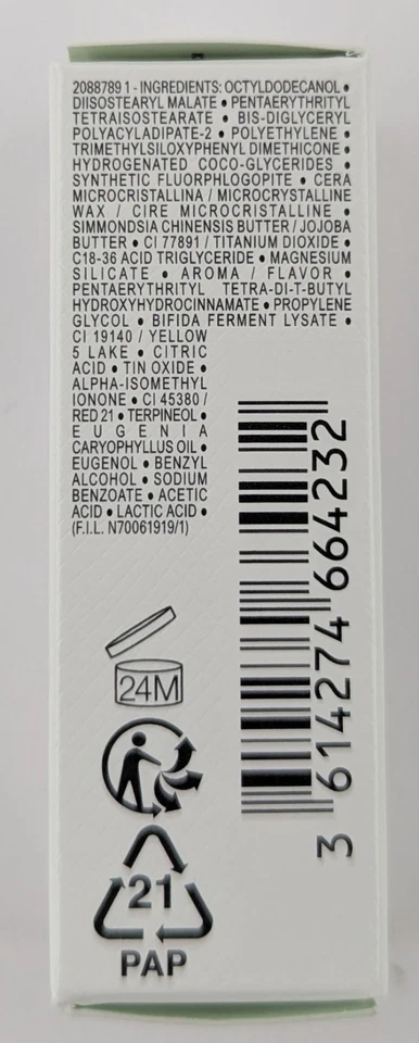 Bálsamo labial Prada en amarillo plátano U002 - amarillo dorado puro brillo 1,3 g de viaje Foto 3 de 3