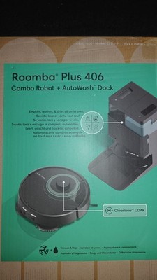 Roomba  Plus 405 Combo Roboter + AutoWash  Dock + extra Zubehör - Schwarz UVP 649£