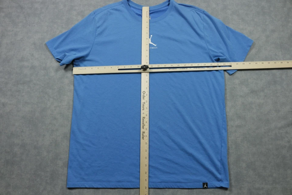 Camiseta deportiva Nike Jordan Dri-Fit de baloncesto para hombre XL azul con logotipo de Jumpman Foto 4 de 4