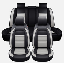 For Kia Luxury Car Seat Covers Full Set Front Rear Leather Pad 5-seater Cushion