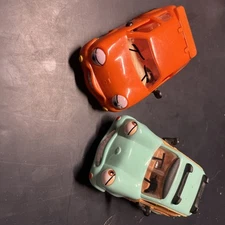 Vintage Chevron Cars Woody Wagon and Holly Hatchback 1997 and 1999