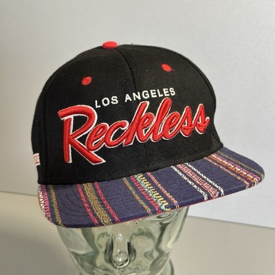 Young & Reckless Snapback Cap Cappy Los Angeles Aztec Pattern Tribal Schwarz