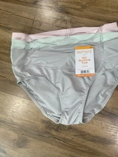 Warners Women’s No muffin Top hipster Panties Underwear Size Small 3 Pack New