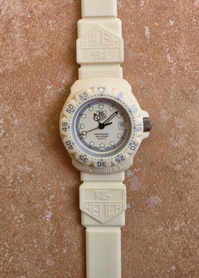 New TAG Heuer 361.508 Womens Formula 1 Series Professional Quartz Watch White