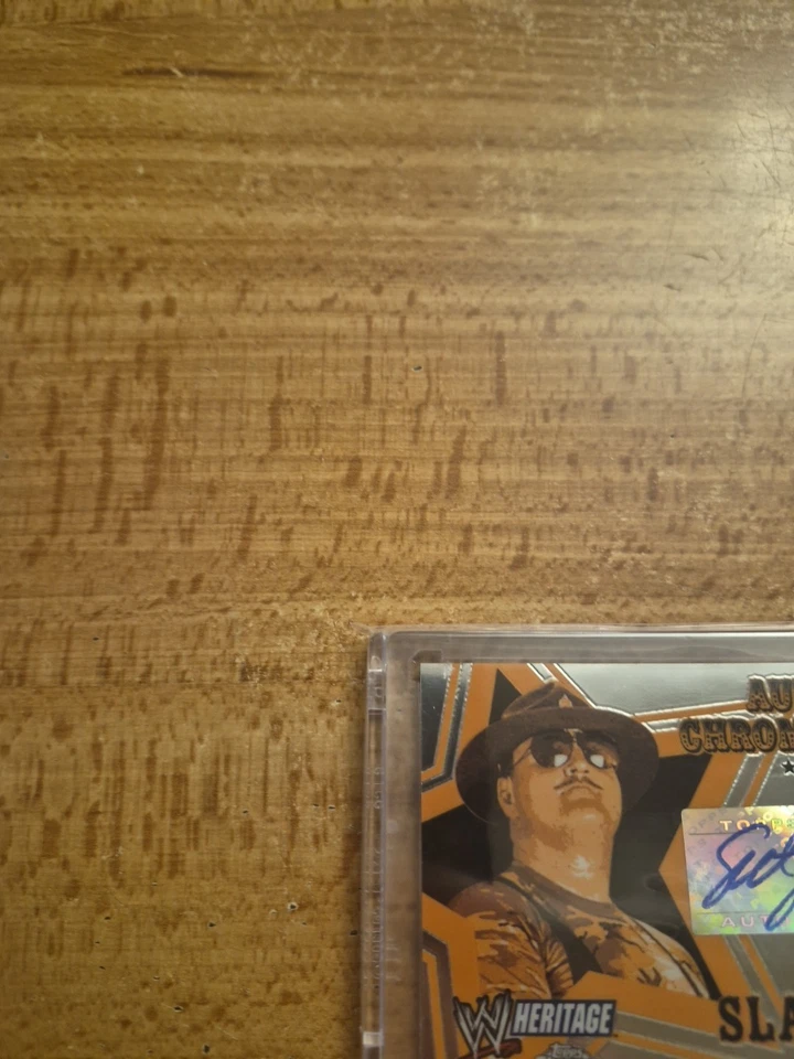 SGT SLAUGHTER 2006 Topps WWE Heritage Chrome Authentic Chromograph AUTO - Image 2 of 4