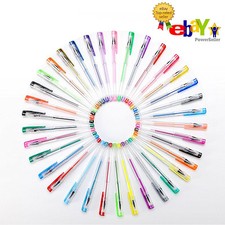 NEW 36 Colored Gel Pen Set By Colourifique, Child, Adult, Artist, Coloring Book
