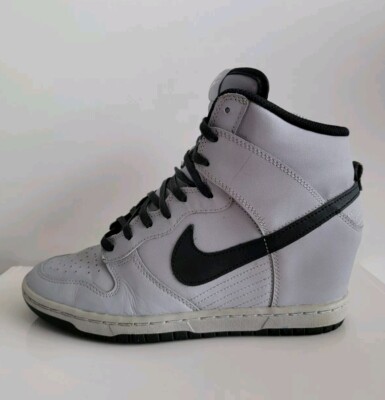Nike Dunk Sky Hi Wedge ID ,,By You'' Größe UK 5,5 EUR 39 (747283 994) GRAU/SCHWARZ