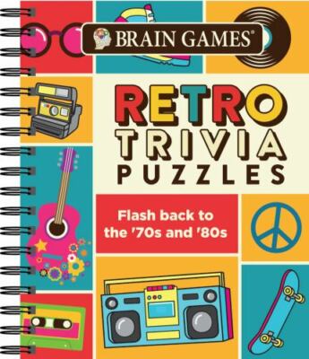 Brain Games Retro Trivia - Puzzles $20 from Kohls spiral-bound Flash back 70's