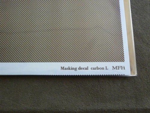 MFH Model Factory Hiro Masking Decal Carbon L P1108 from Japan - Picture 3 of 3