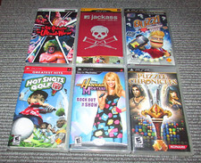 Lot Of 6 Sony PSP Games  Movies All Brand New Hot Shots Golf, Hannah Montana