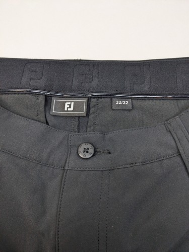 Footjoy Golf Pants Mens 32x32 Black Performance Active Athliesure Lightweight - Picture 3 of 10