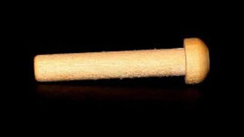 100 ruedas de juguete de madera de 1-1/2 "con cara de juguete con neumáticos artesanales de ejes de madera - Imagen 2 de 2