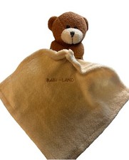 Baby-Land Bear Lovey Snuggle Baby Blanket