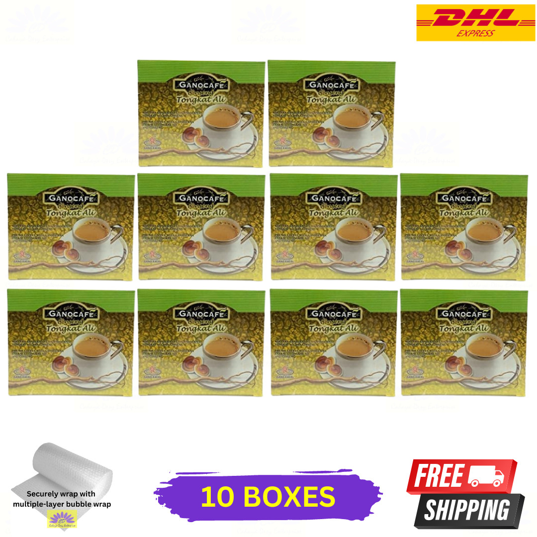 10 X Gano Excel Gano Cafe Ginseng Ganoderma Coffee 15 Sachet