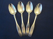SET 4 TEA SPOONS Vintage ONEIDA COMMUNITY stainless: PAUL REVERE pattern LOVELY