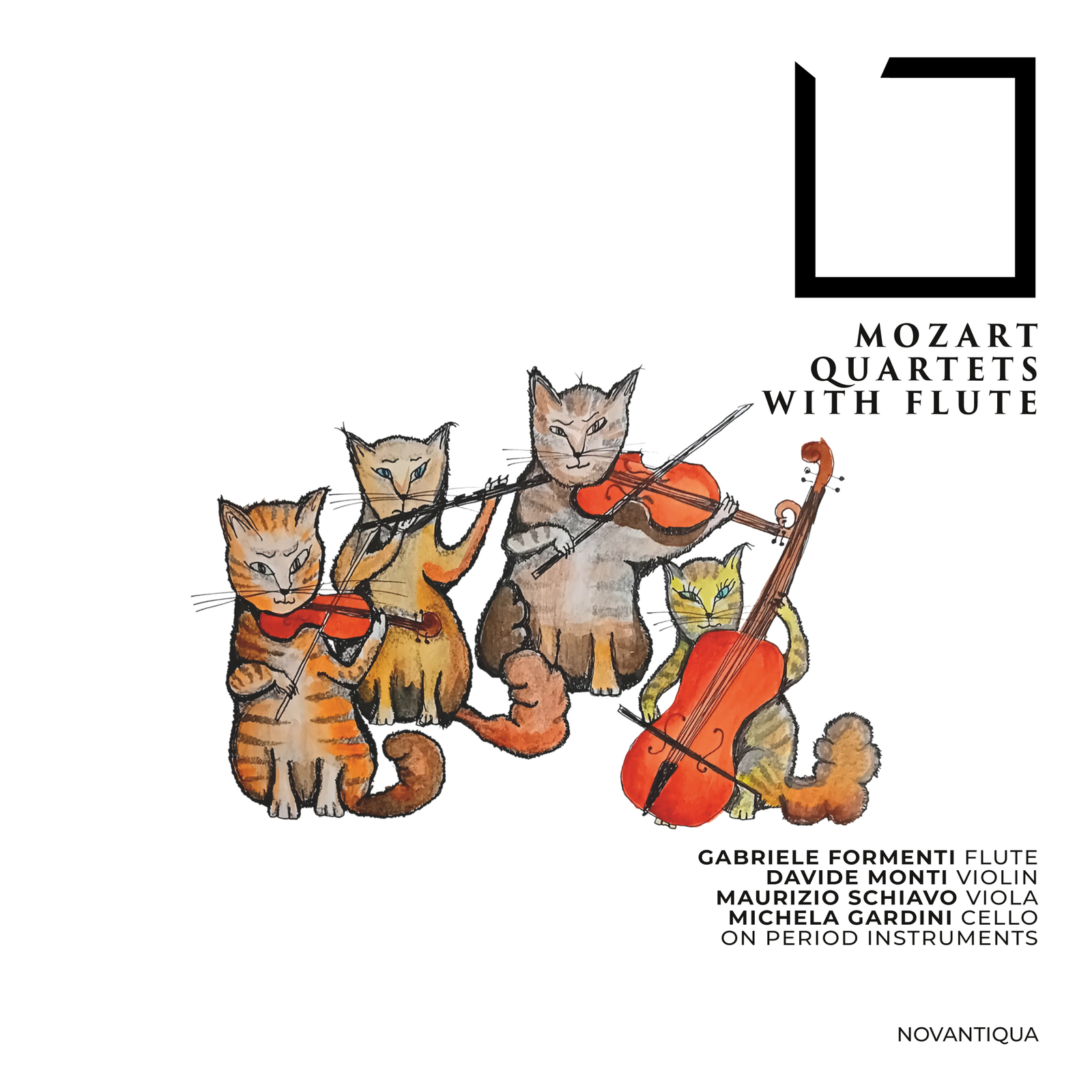 Mozart Quartets With Flute (CD)