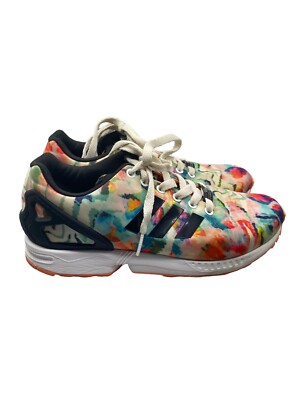 Adidas Multi-Watercolor ZX Flux Torsion Sneakers Women's Size 8 | eBay