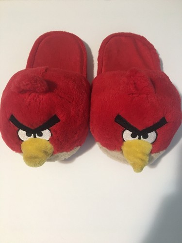 red bird slippers