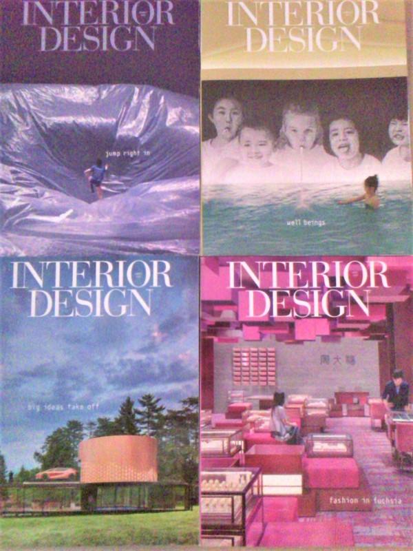 INTERIOR DESIGN MAGAZINE Lot 8 Issues Jan 2018-Aug 2018 & 1 Guides & 2 Homes