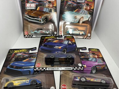 Hot Wheels 1:64  GJT68  Komplett Set Boulevard 5 Modelle 101-105
