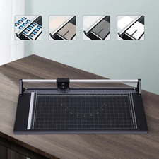 24" Manual Precision Rotary Paper Trimmer Sharp Photo Paper Cutter US STOCK