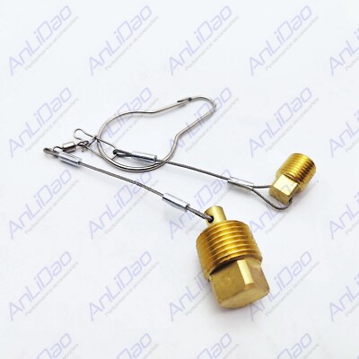Replaces Fit For Mercury Marine New Drain Plug & Tether Kit 862827