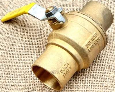 JOMAR 2-Inch Ball Valve Solder Type 100% Port Jomar S-100-N Super Ball Valve
