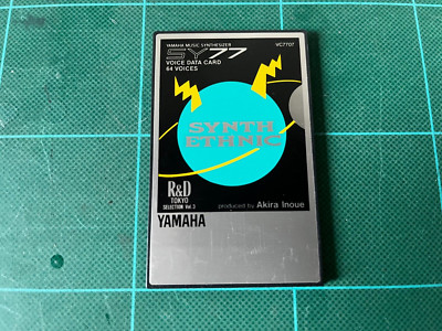 鍵盤楽器 SY77 (YAMAHA ) SUPER PAD VOICE DATA CARD YAMAHA SY77 VOICE DATA CARD 64 VOICES SYNTH ETHNIC VC7707