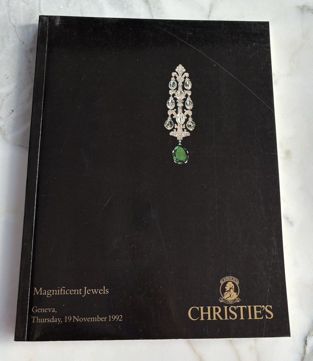 CHRISTIE'S AUCTION GENEVA MAGNIFICENT JEWEL NOV 19 1992 BVLGARI