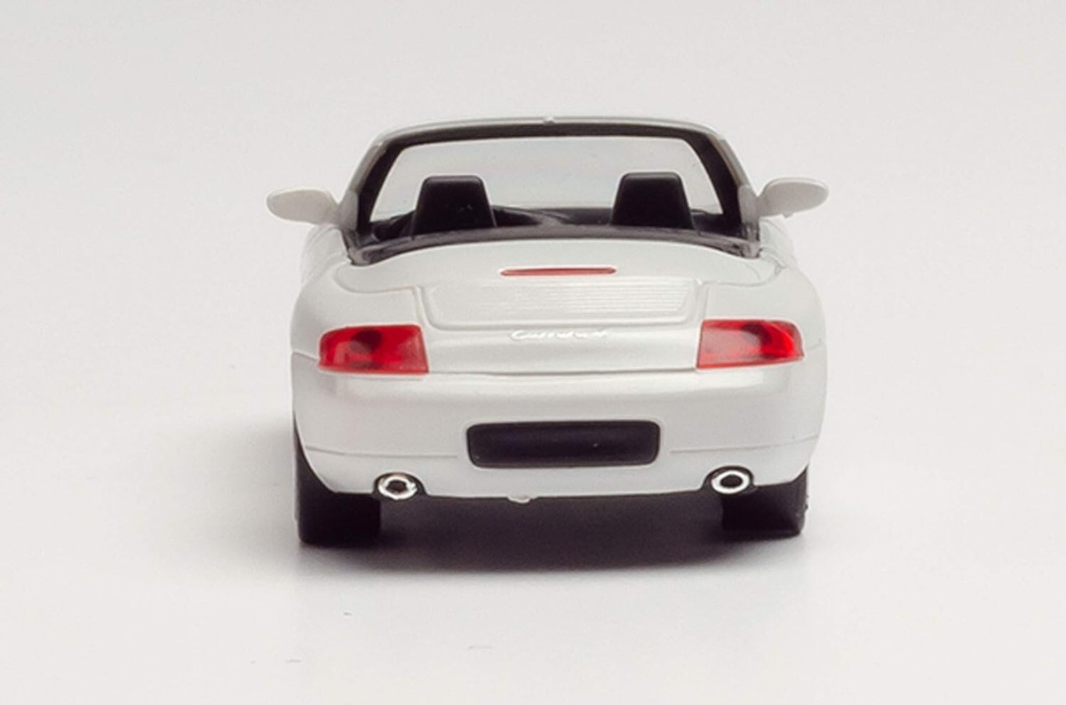 Miniature Porsche 911 Turbo Type 996 Herpa 1/87 - Modèle #23846, Blanc, Sans Boîte
