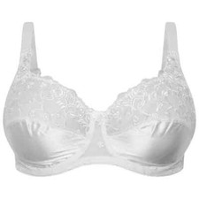 Ladies Bra Full Cup Underwired Soft Cup Lace Stretch Floral Non Padded Lingerie
